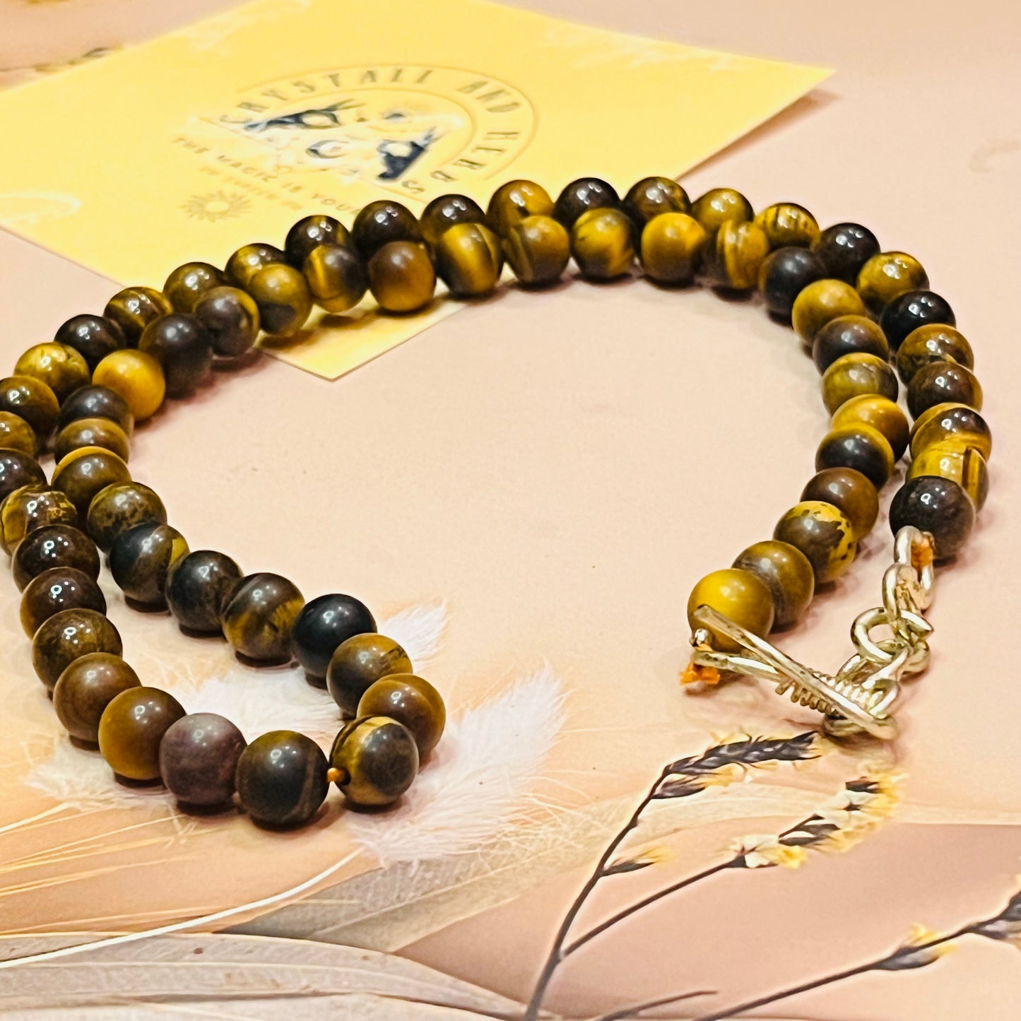 Tigers Eye Necklace by Crystall and Herbs
