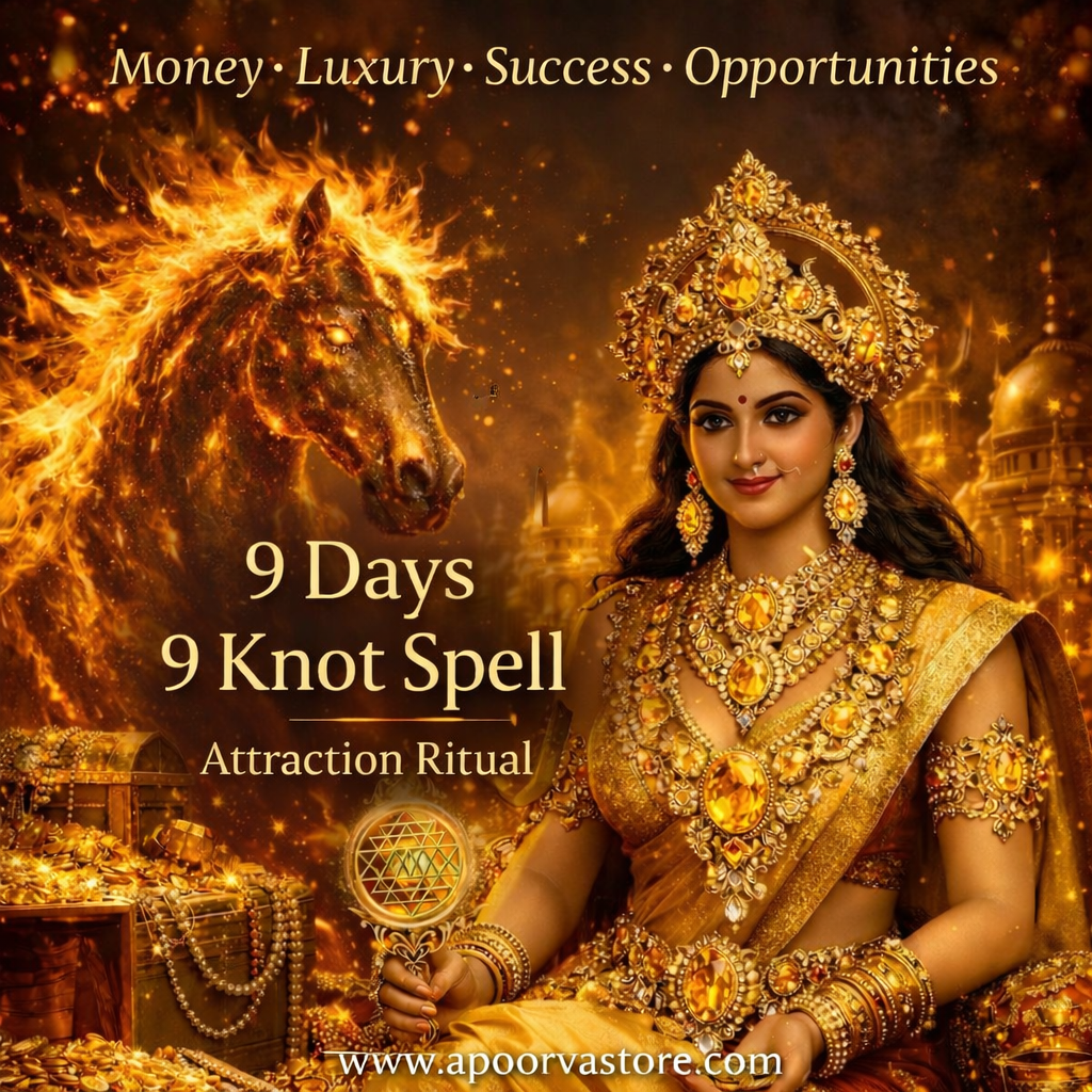 Kuber And Maa Lakshmi Money Abundance Attraction 9 Money knot Spell with 9 days money Ritual