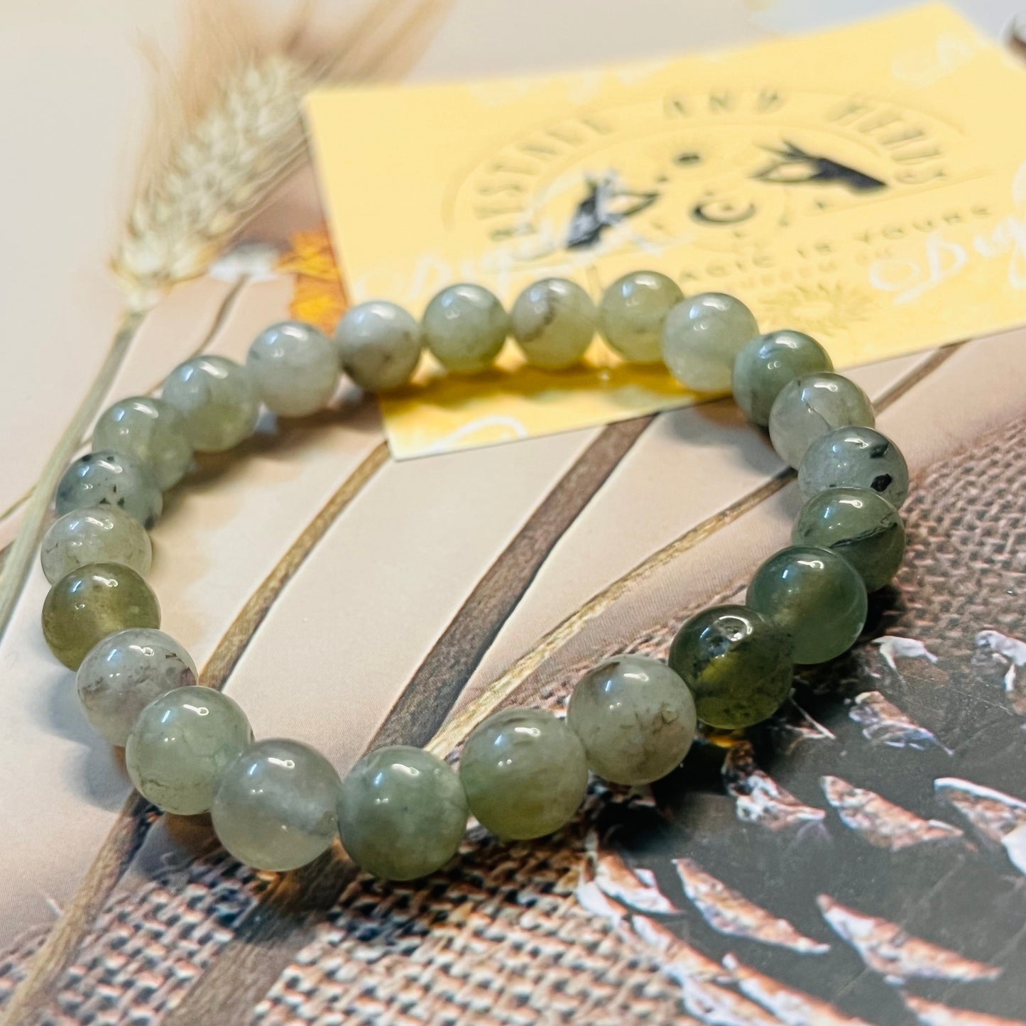 Green Flourite by Crystall and Herbs