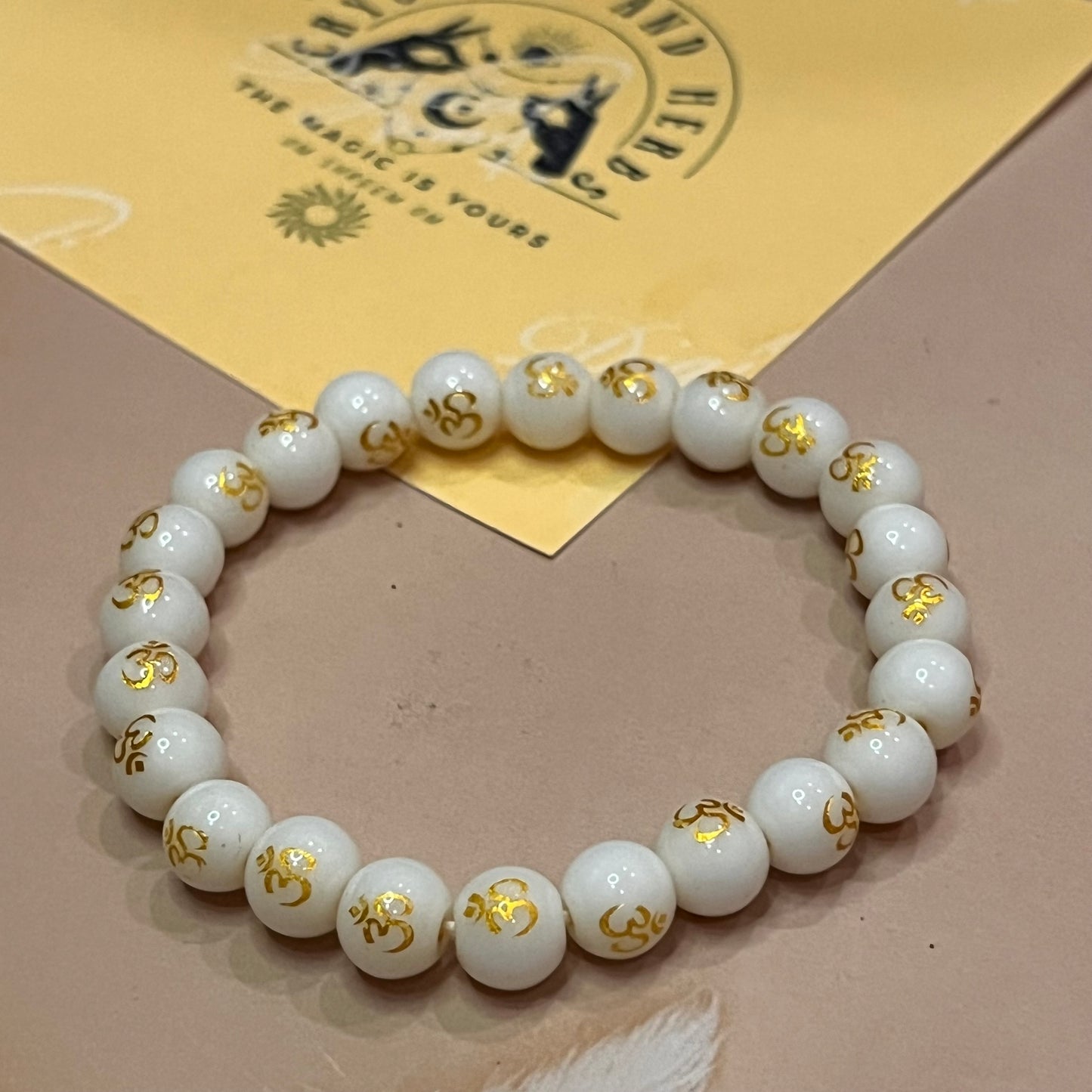 Aum Peace Bracelet by Crystall and Herbs