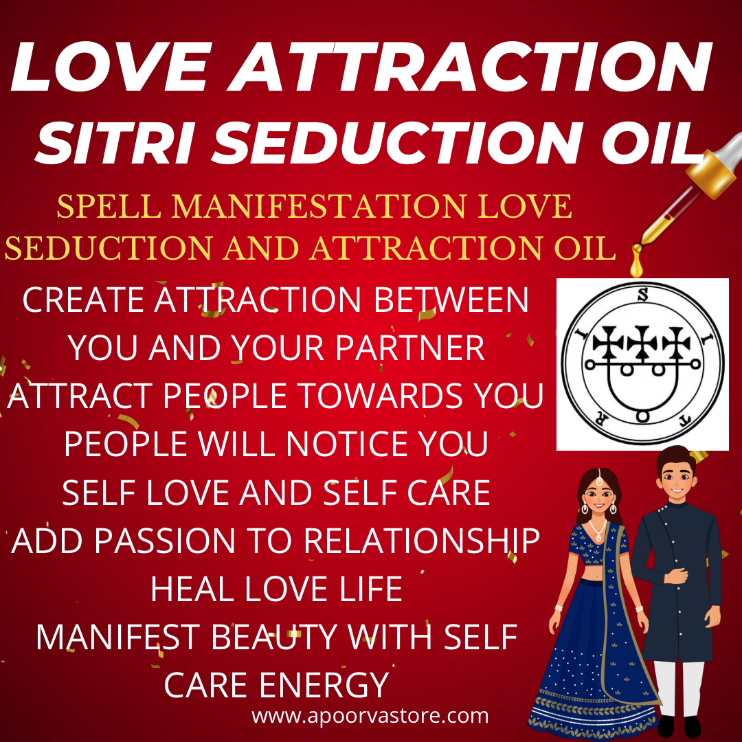 Love Lust Beauty Seduction Domination Sitri Spell Manifestation oil by Crystal and Herbs