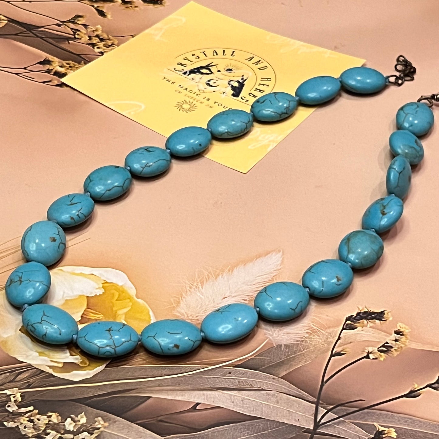 Irani Firoza Necklace by Crystall and Herbs
