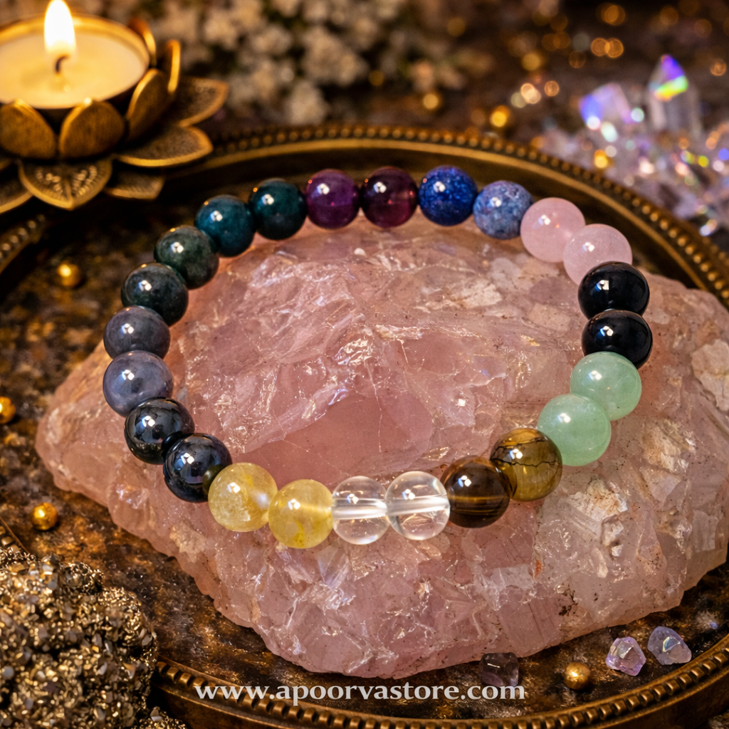 Multi Exam Success Student Bracelet for Students by Crystall and Herbs