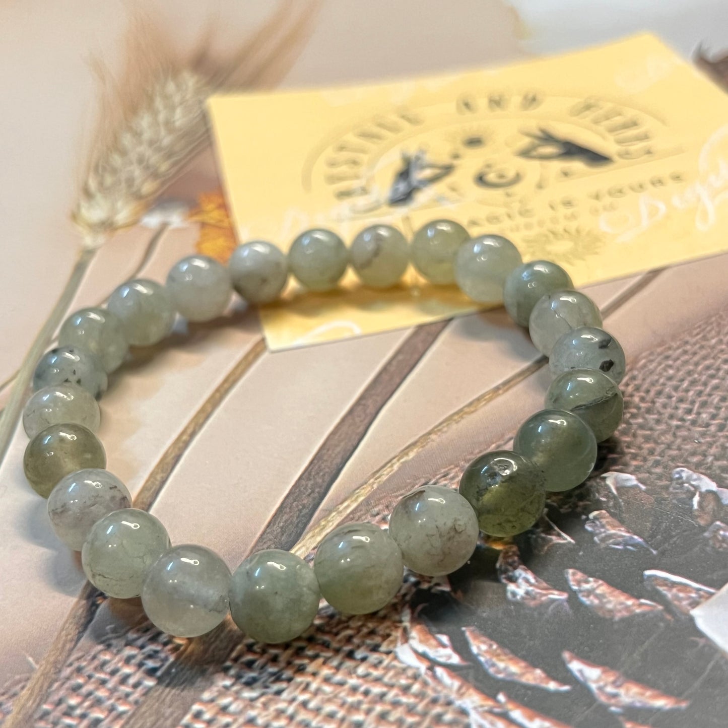 Green Flourite by Crystall and Herbs