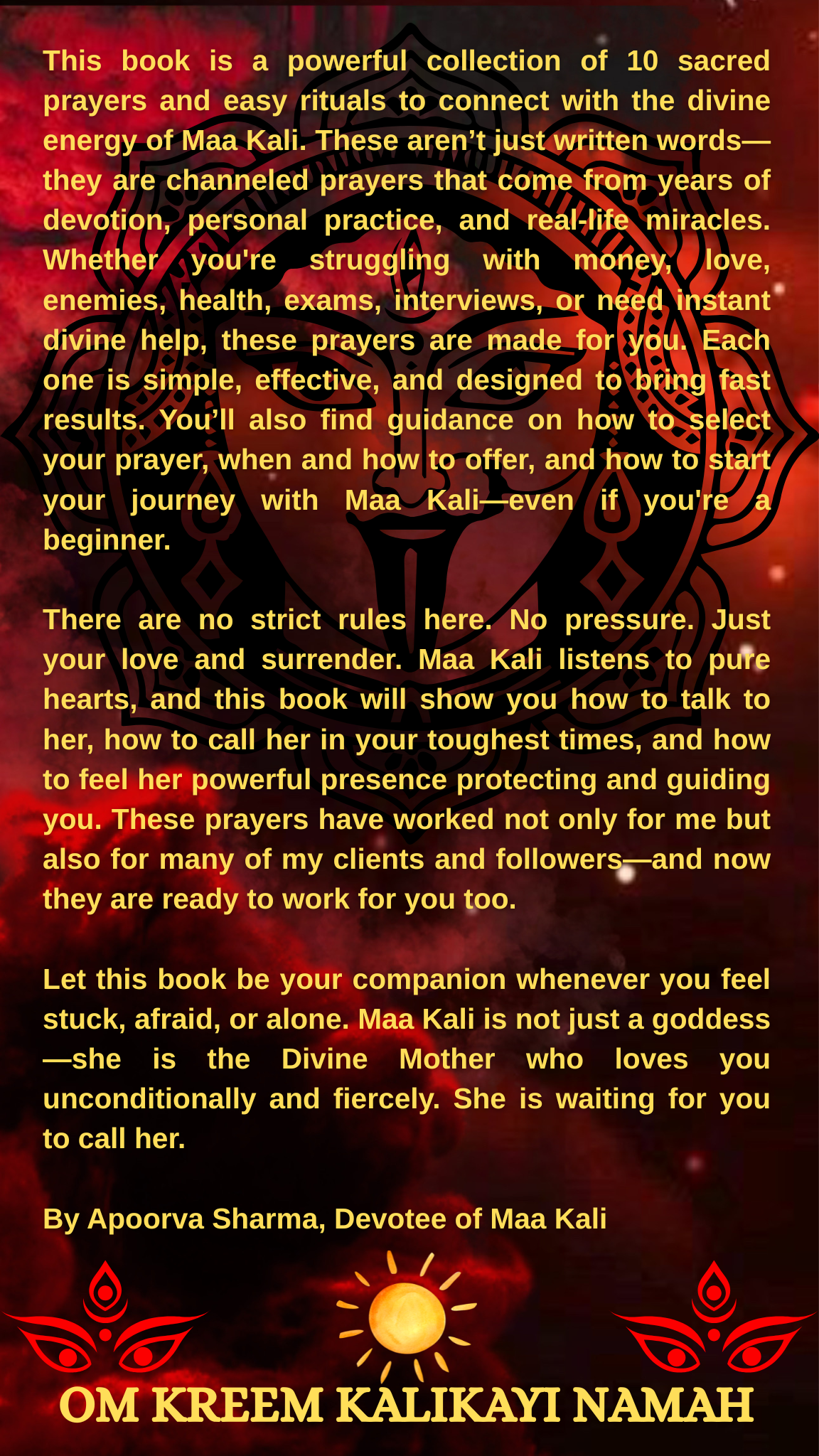 Whispers From Kali: Sacred Prayer Collection by Apoorva Sharma Paperback