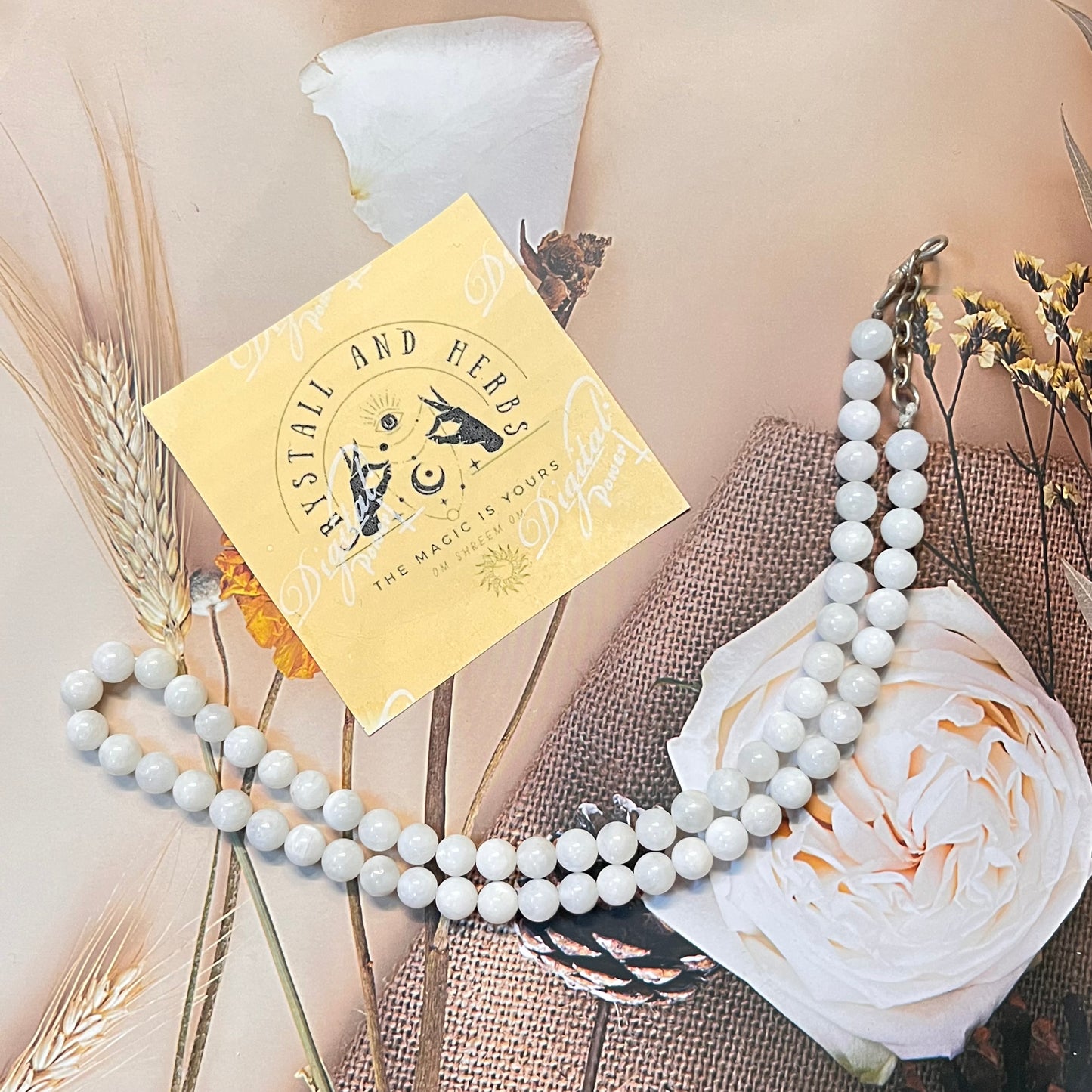 Moonstone Necklace by Crystall and Herbs