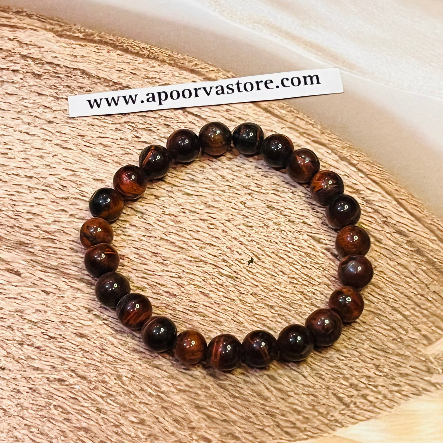 Red Tiger Eye handmade Bracelet by Crystall and Herbs