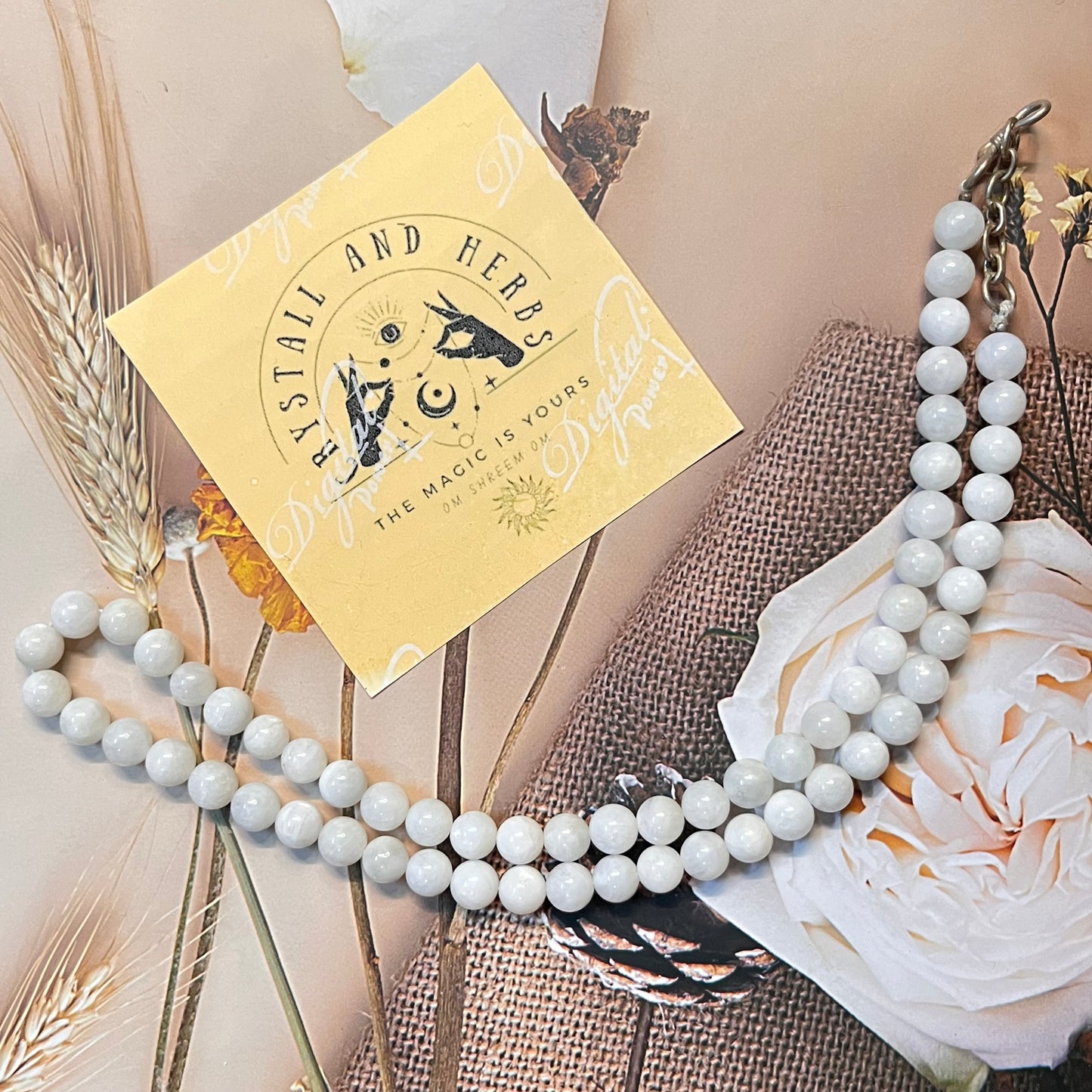 Moonstone Necklace by Crystall and Herbs