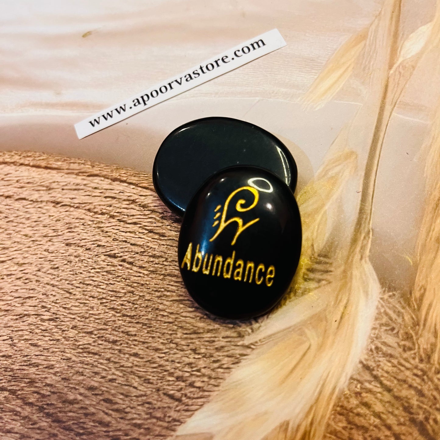 Abundance Zibu Symbol Coin by Crystall and Herbs
