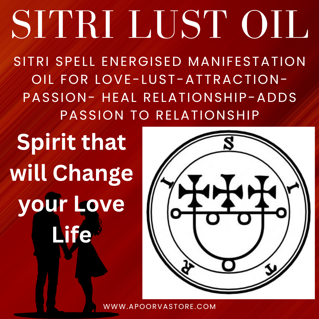 Love Lust Beauty Seduction Domination Sitri Spell Manifestation oil by Crystal and Herbs
