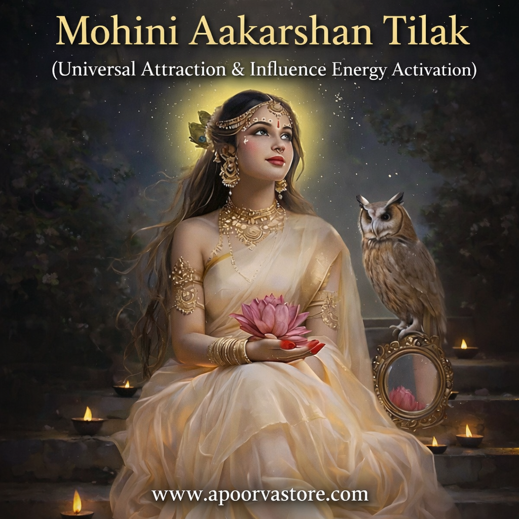 Mohini Aakarshan Tilak : (Universal Attraction & Influence Energy Activation)