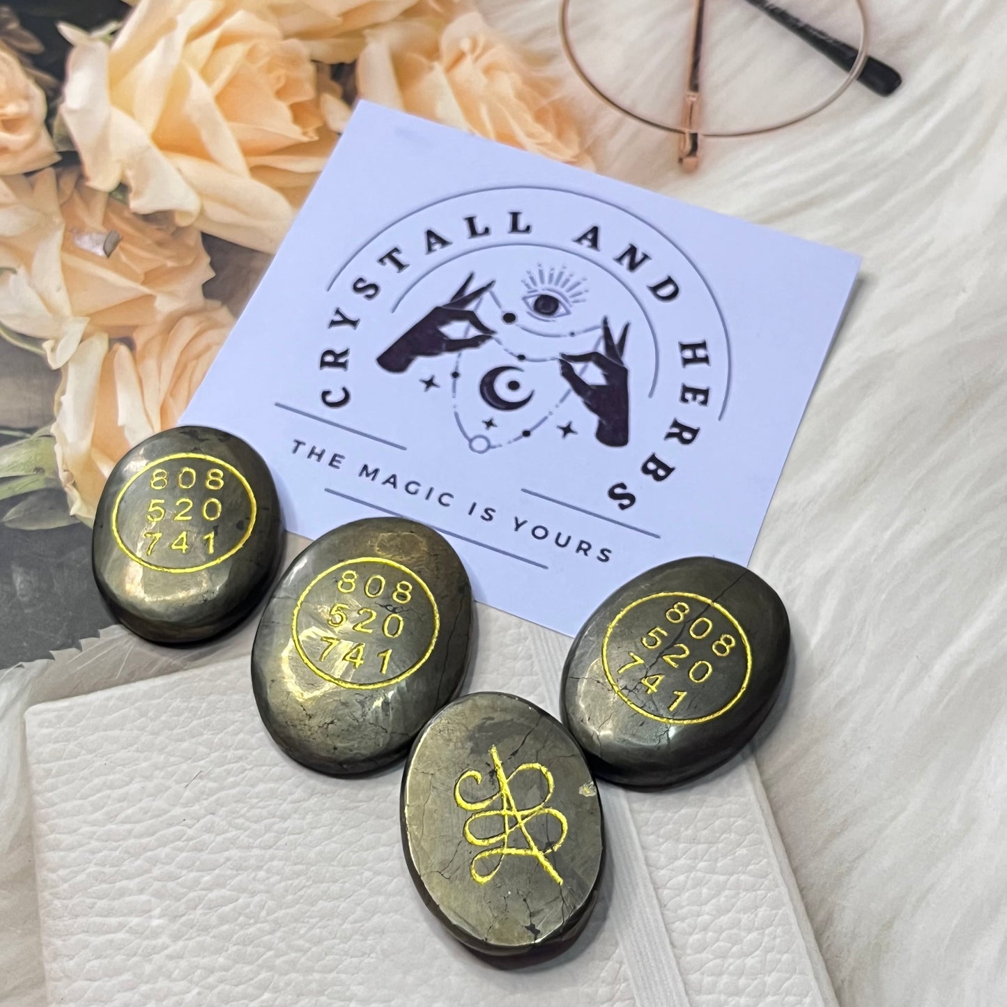 Zibu Money code Pyrite Coin by Crystall and Herbs
