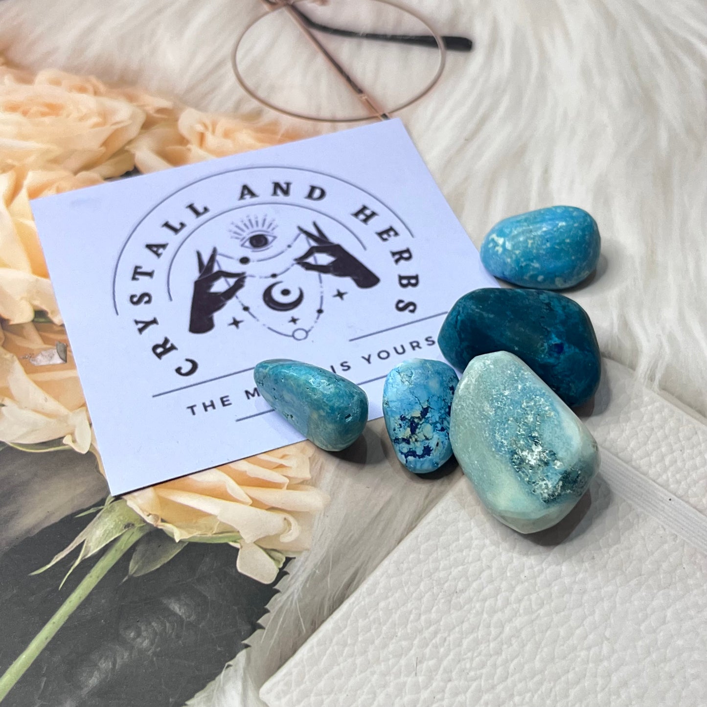 Tourquoise Tumble 1pc by Crystall and Herbs