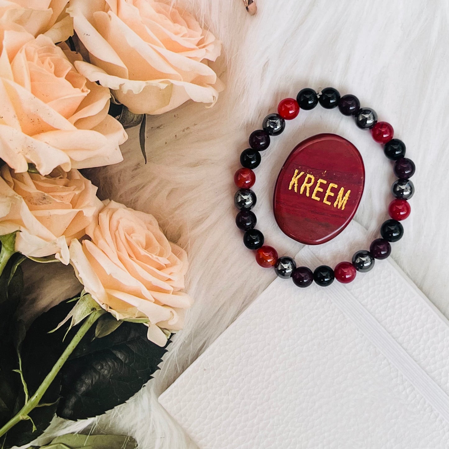 Maa kali Bracelet and Coin Combo by Crystall and Herbs