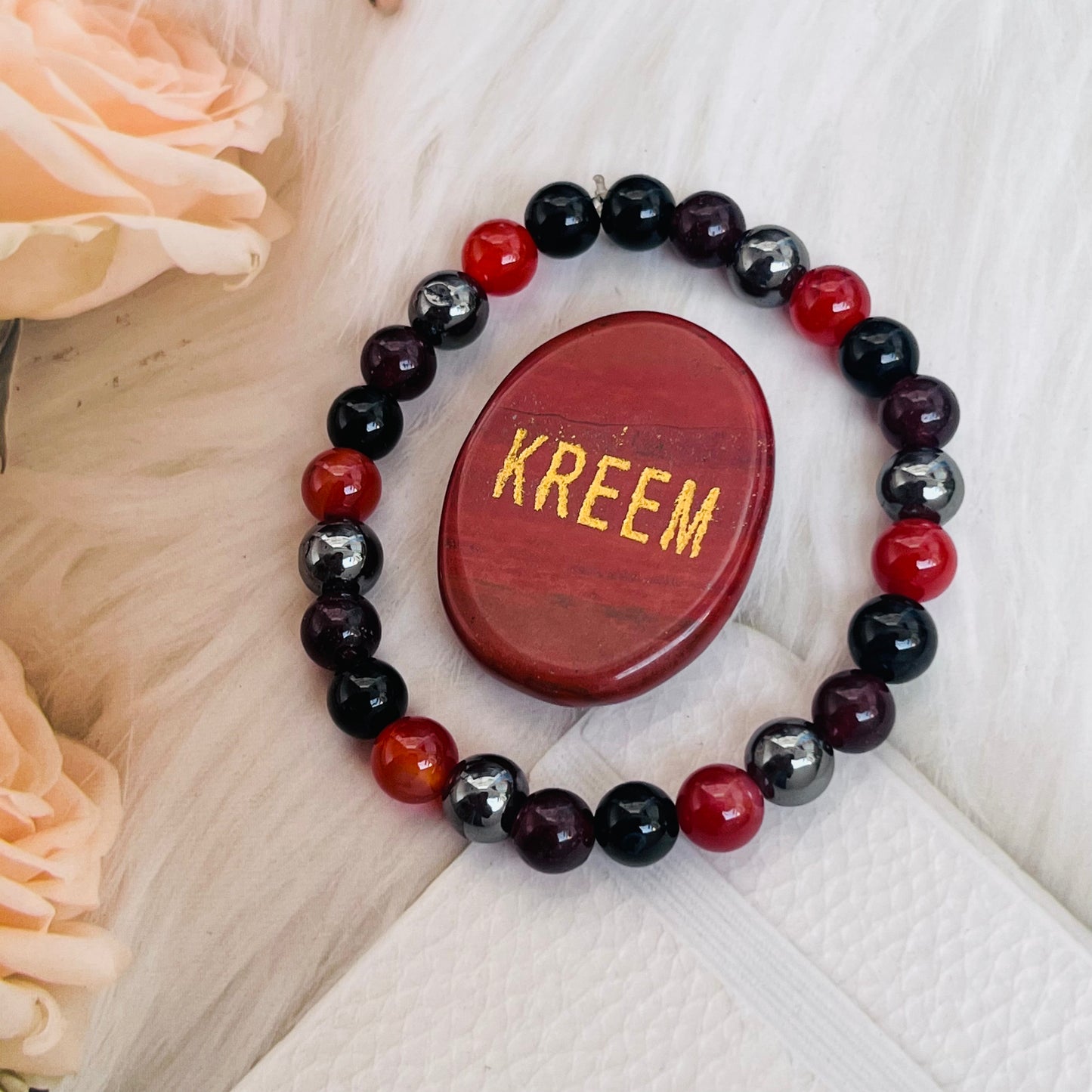 Maa kali Bracelet and Coin Combo by Crystall and Herbs