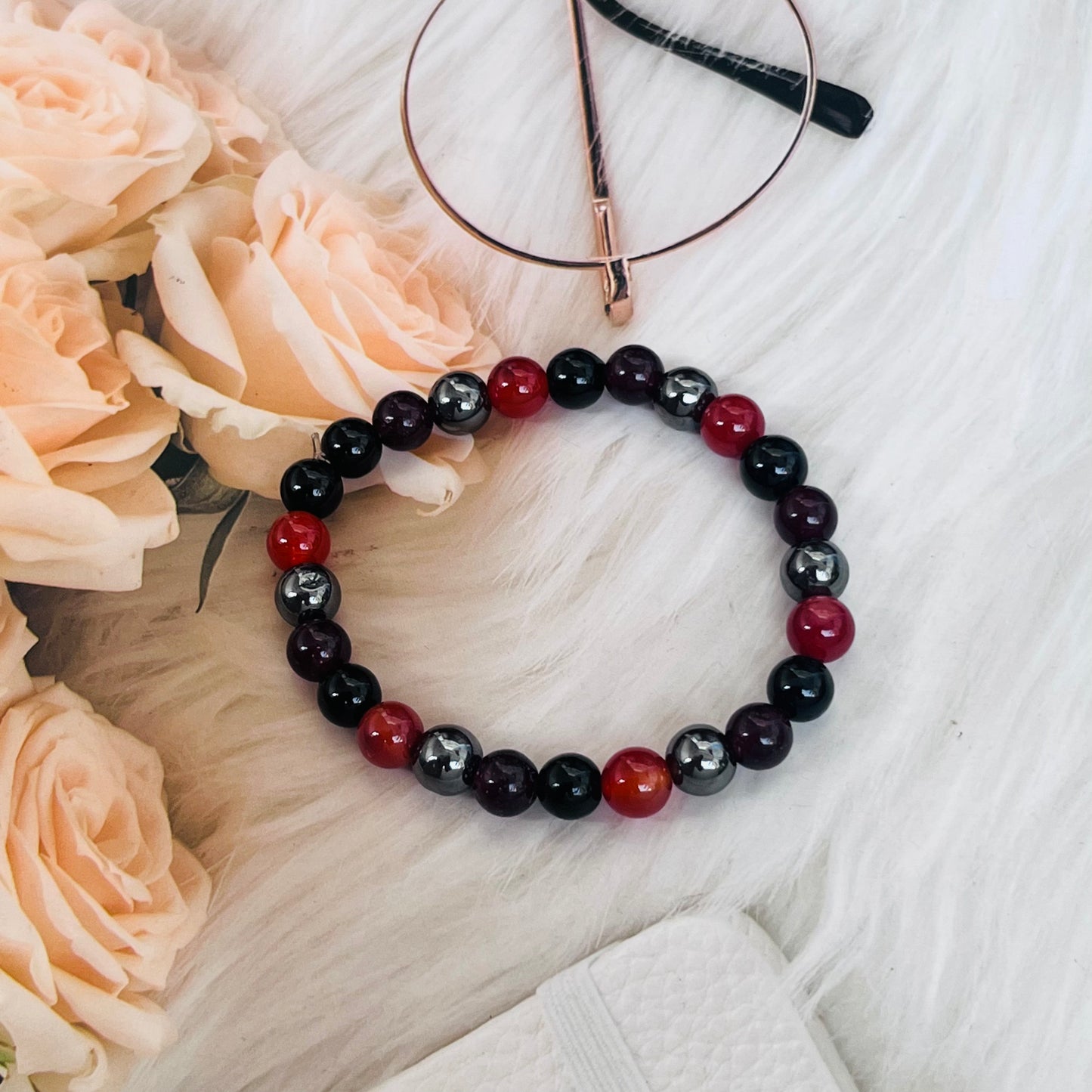 Maa kali Bracelet and Coin Combo by Crystall and Herbs
