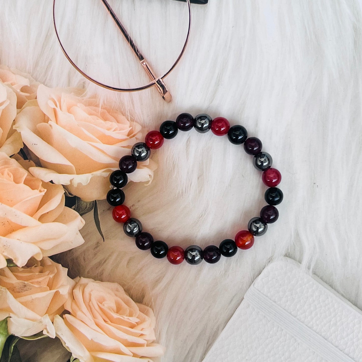 Maa kali Bracelet and Coin Combo by Crystall and Herbs