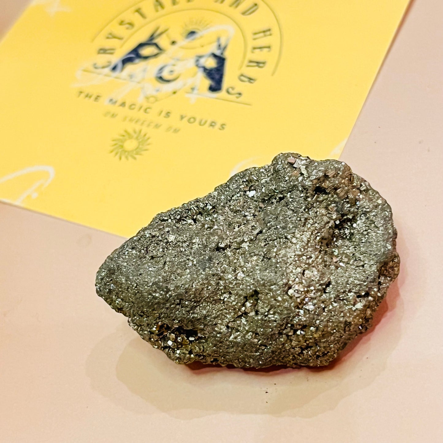 Money Magent Pyrite Raw by Crystall and Herbs