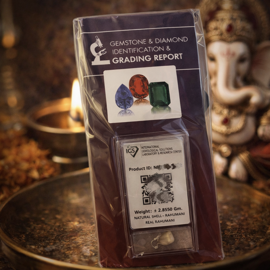 Rahu Mani – Protection, Clarity, Manifestation and Shadow Energy Balancing Stone