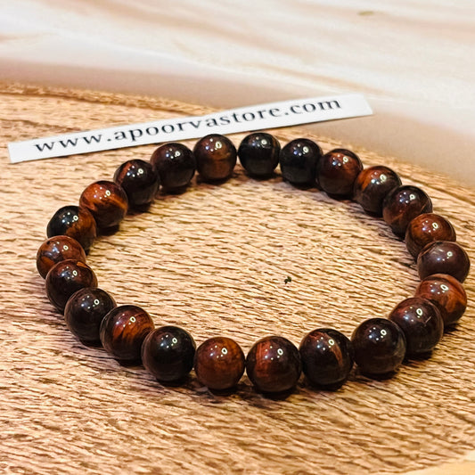 Red Tiger Eye handmade Bracelet by Crystall and Herbs