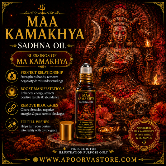 Maa Kamakhya Sadhna Oil – Divine Manifestation & Relationship Energy Oil