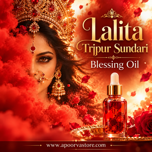 Lalita Tripur Sundari Blessing Oil – 21 Days Sadhana Energised | Beauty, Love, Money, Attraction & Divine Feminine Power