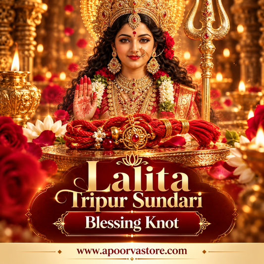 Lalita Tripur Sundari Blessing Knot Spell – 11 Days Sadhana Energised | Beauty, Love, Money, Success & Divine Feminine Energy