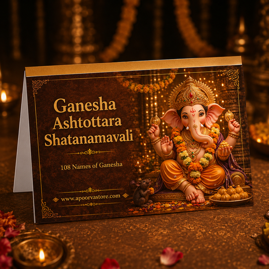 Ganesha Ashtottara Shatanamavali Pocket Book | 108 Names of Lord Ganesha |Paperback