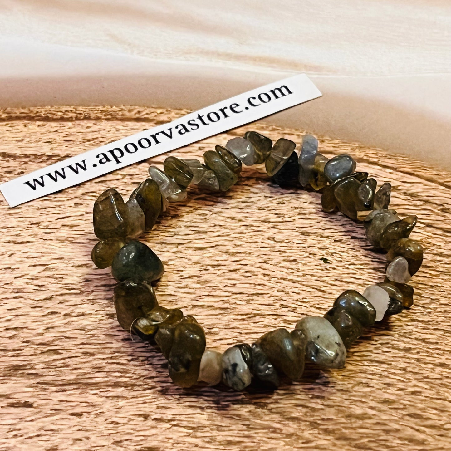 Labradorite Chip handmade Bracelet by Crystall and Herbs