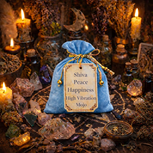 Shiva Blessing Peace Calm High Vibration Mojo Bag