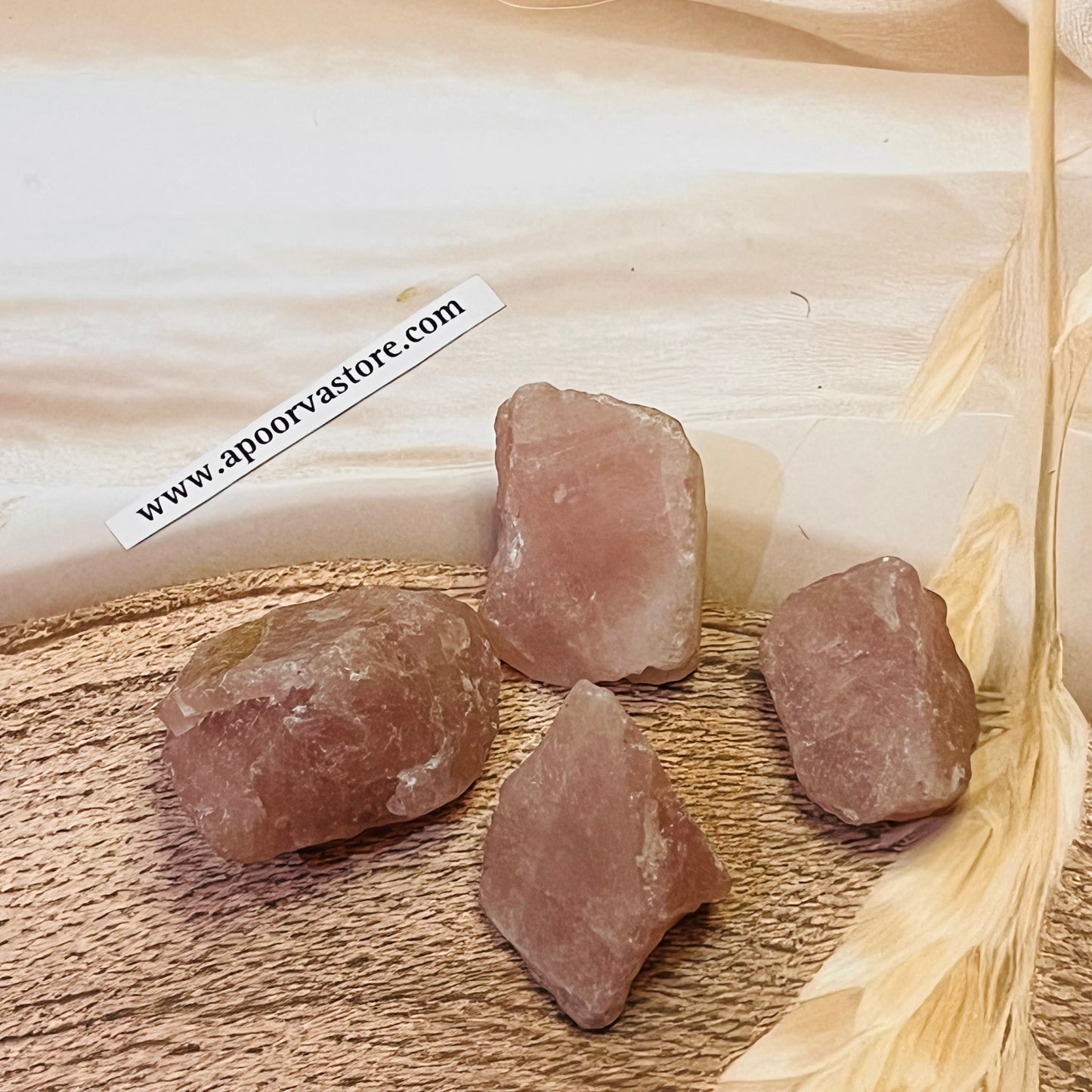 Rose Quartz Raw 1pc by Crystall and Herbs