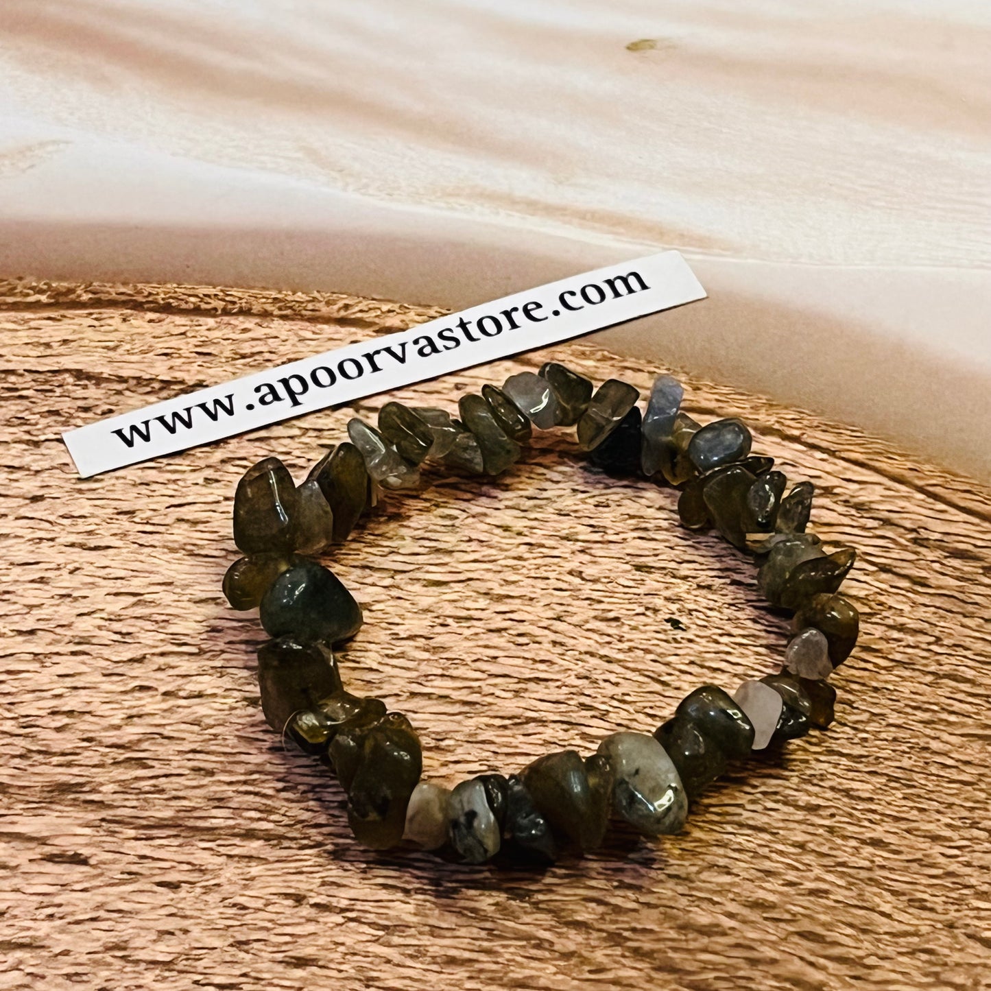 Labradorite Chip handmade Bracelet by Crystall and Herbs