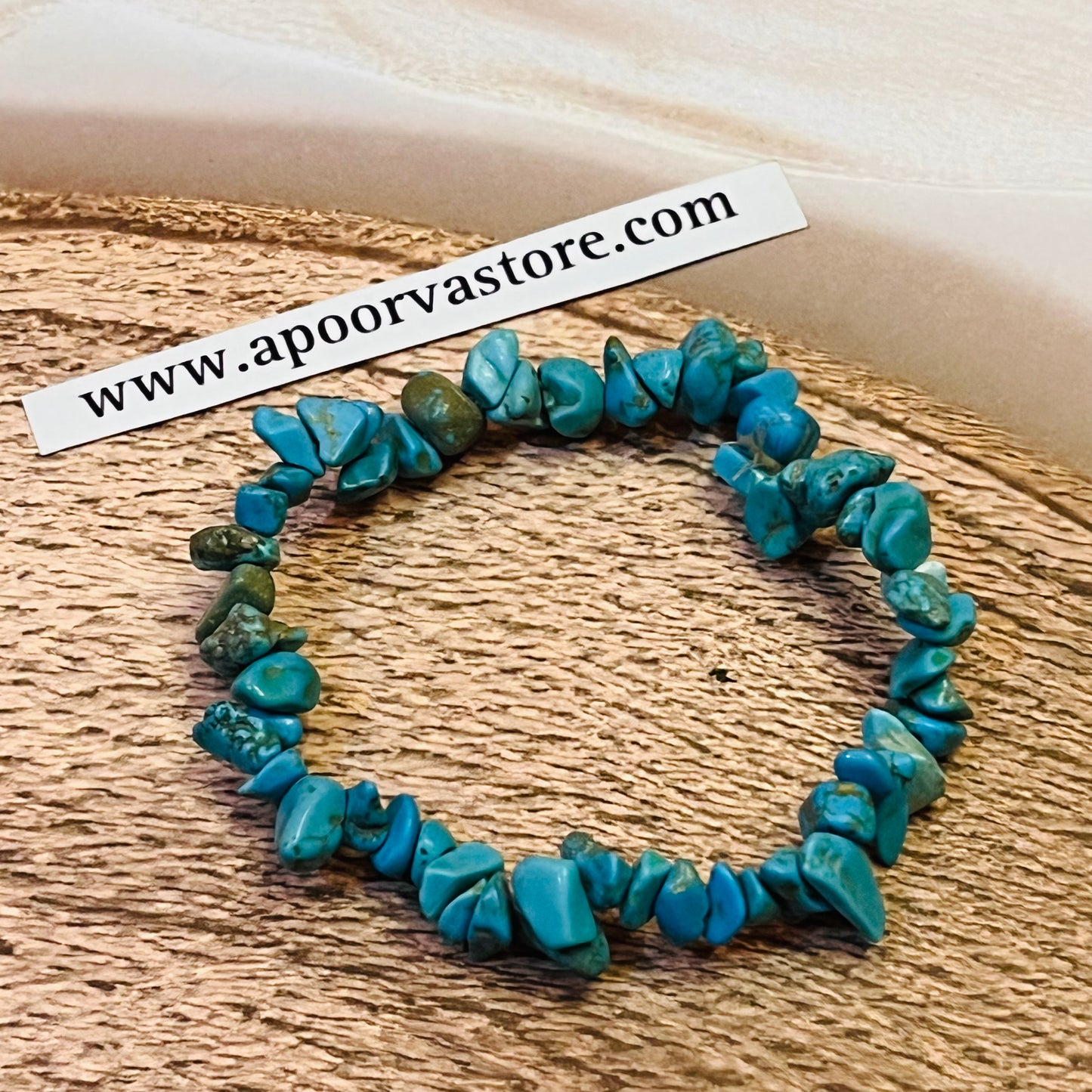 Irani Firoza Handmade Chip Bracelet by Crystall and herbs