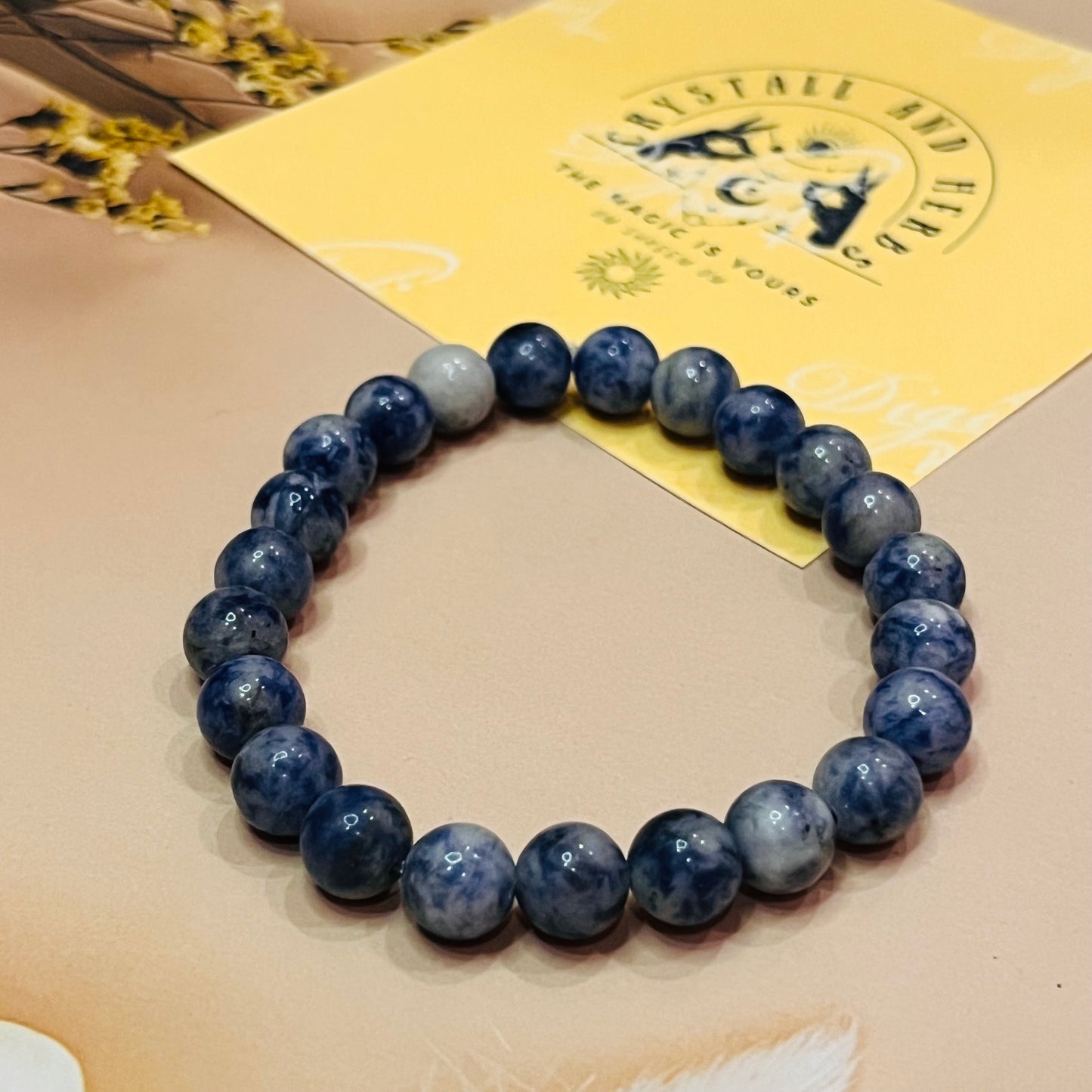 Sodalite Bracelet by Crystall and Herbs