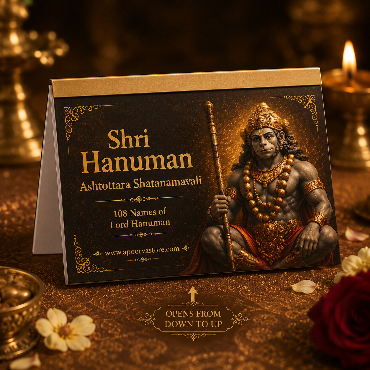 Shri Hanuman Ashtottara Shatanamavali Pocket Book | 108 Names of Lord Hanuman | Paperback