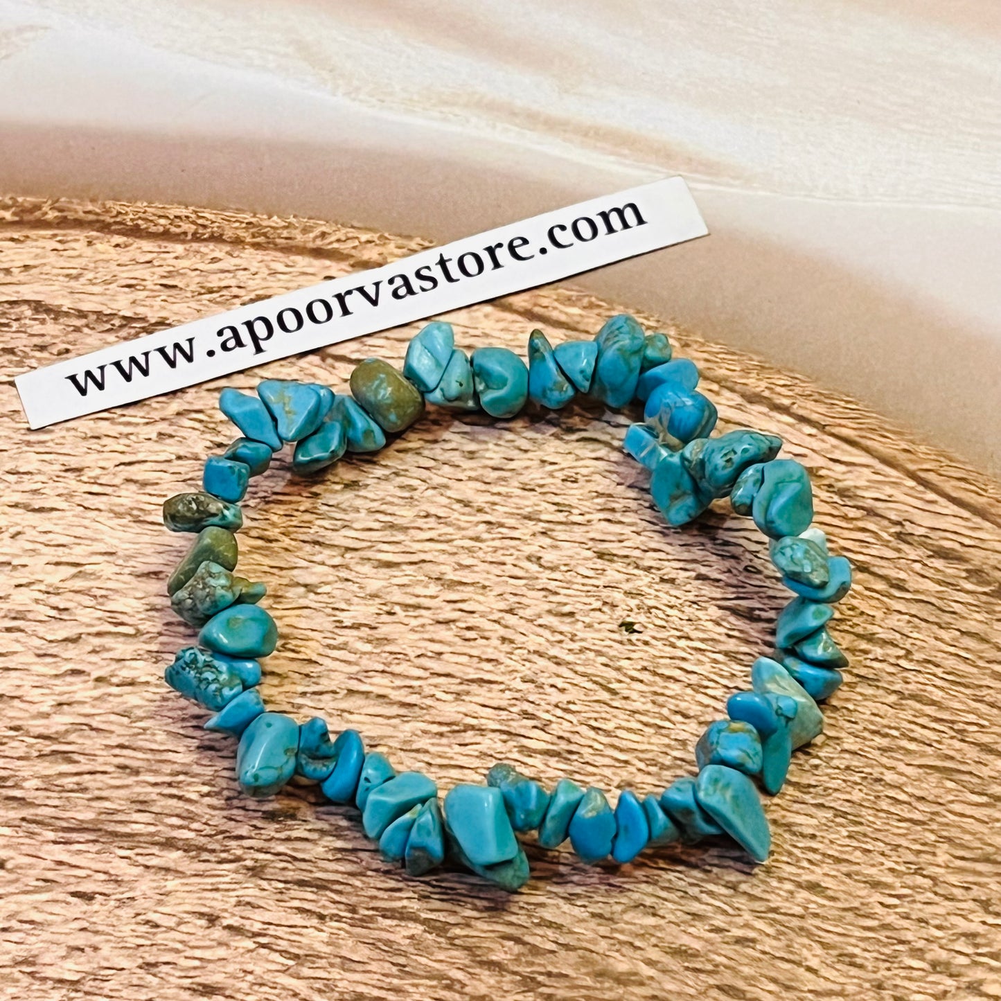 Irani Firoza Handmade Chip Bracelet by Crystall and herbs