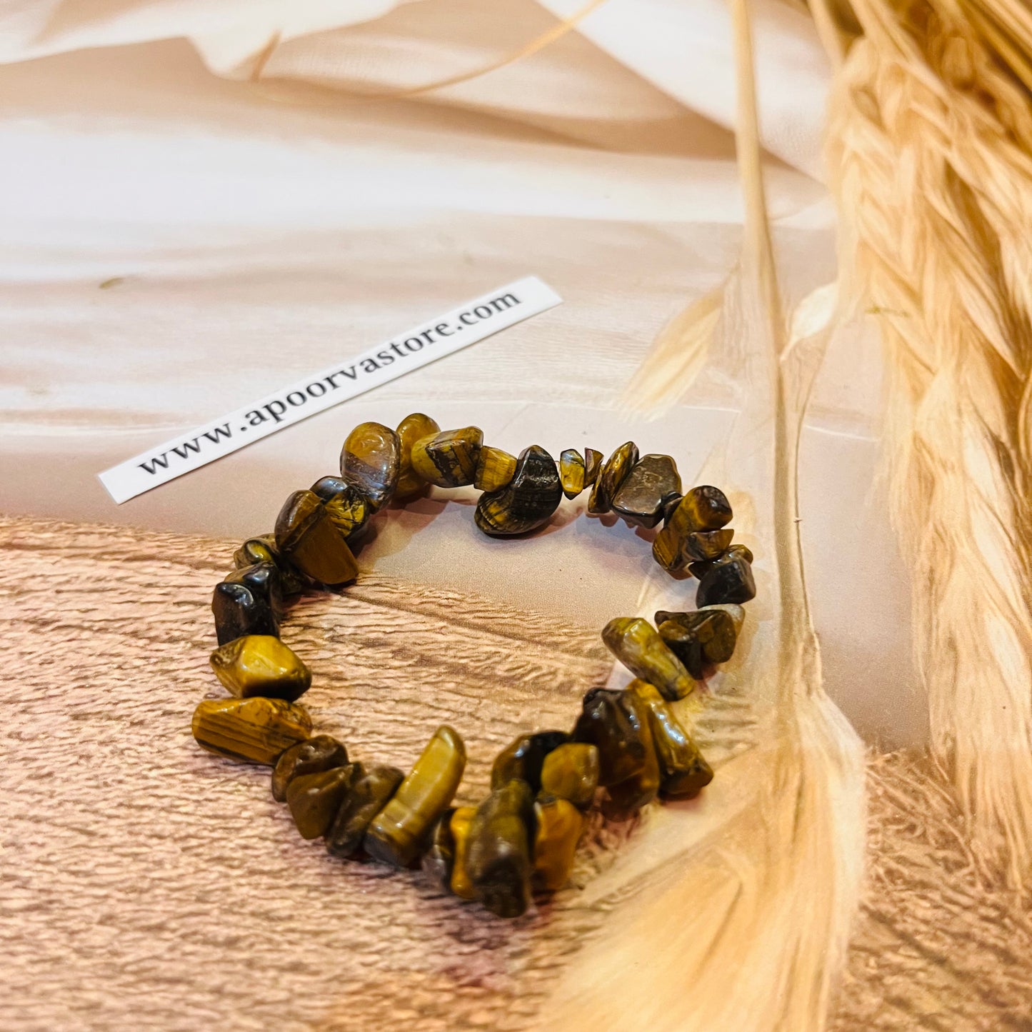 Tigers Eye Chip handmade Bracelet by Crystall and Herbs