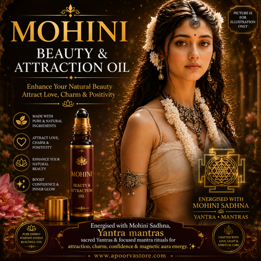 Mohini Aakarshan Oil – Beauty, Attraction & Magnetic Aura Energy Oil