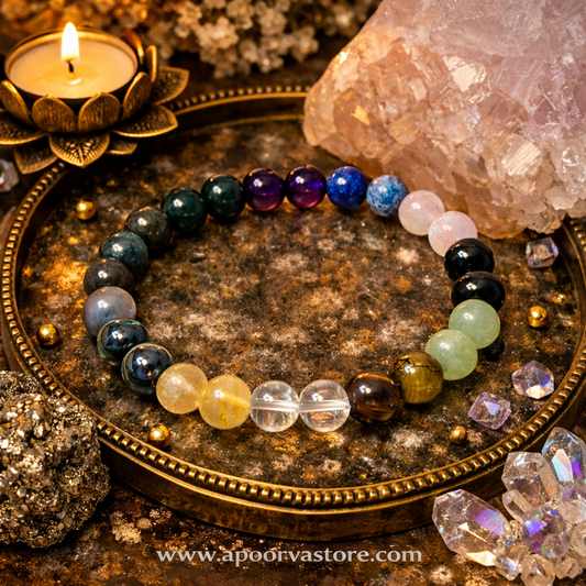 Multi Exam Success Student Bracelet for Students by Crystall and Herbs