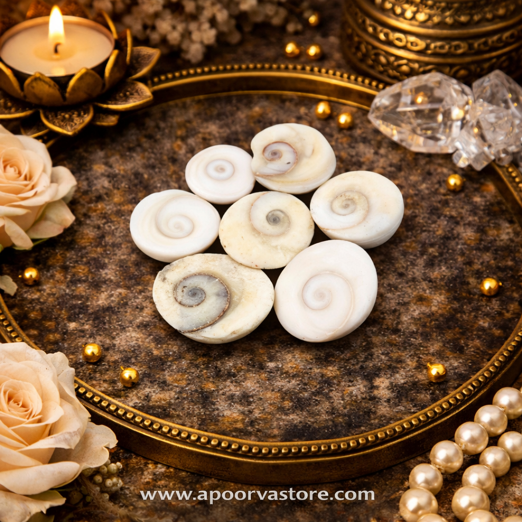 7 Gomti Chakra Ma Lakshmi Blessings by Crystall and Herbs