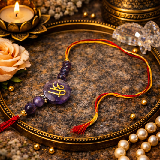 Amethyst Rakhi by Crystall and Herbs