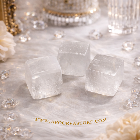 Selenite Tumble 1pc by Crystall and Herbs