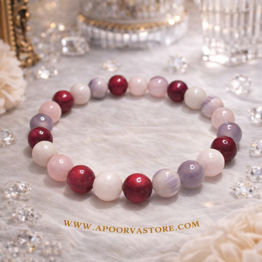 Love Beauty Pink Bracelet by Crystall and Herbs