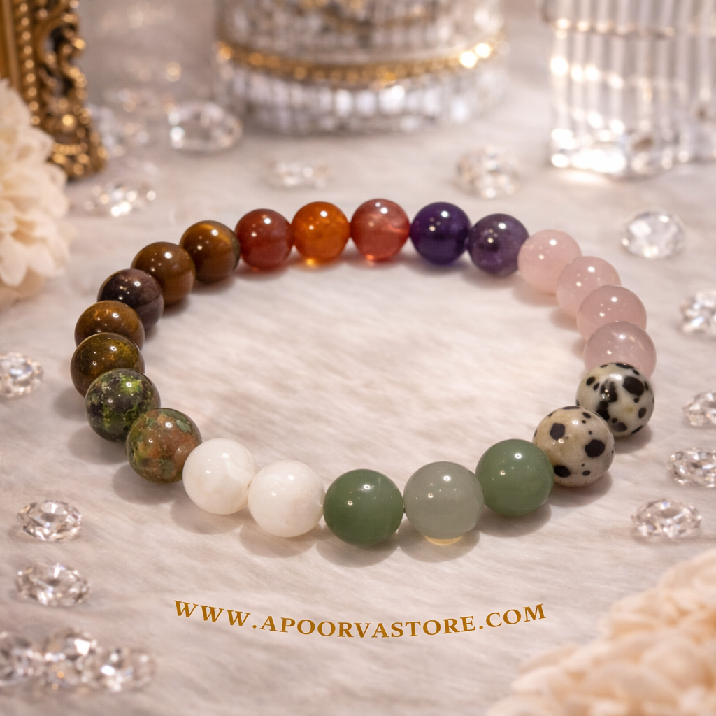 Health Handmade multi Bracelet by Crystall and Herbs
