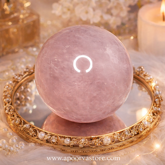 Rose Quartz Sephare by Crystall and Herbs