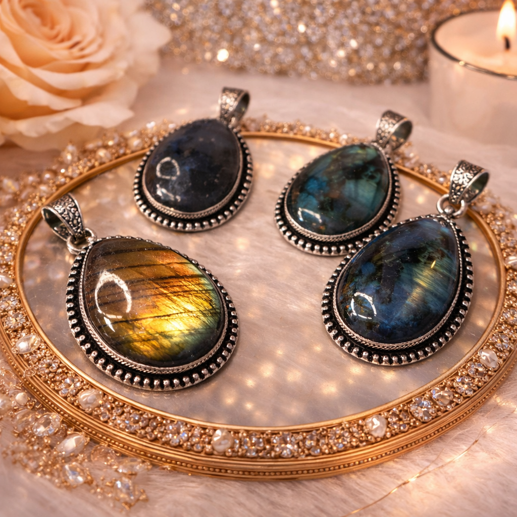 Labradorite Pendant by Crystall and Herbs