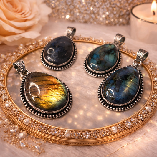 Labradorite Pendant by Crystall and Herbs