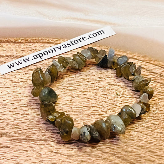 Labradorite Chip handmade Bracelet by Crystall and Herbs