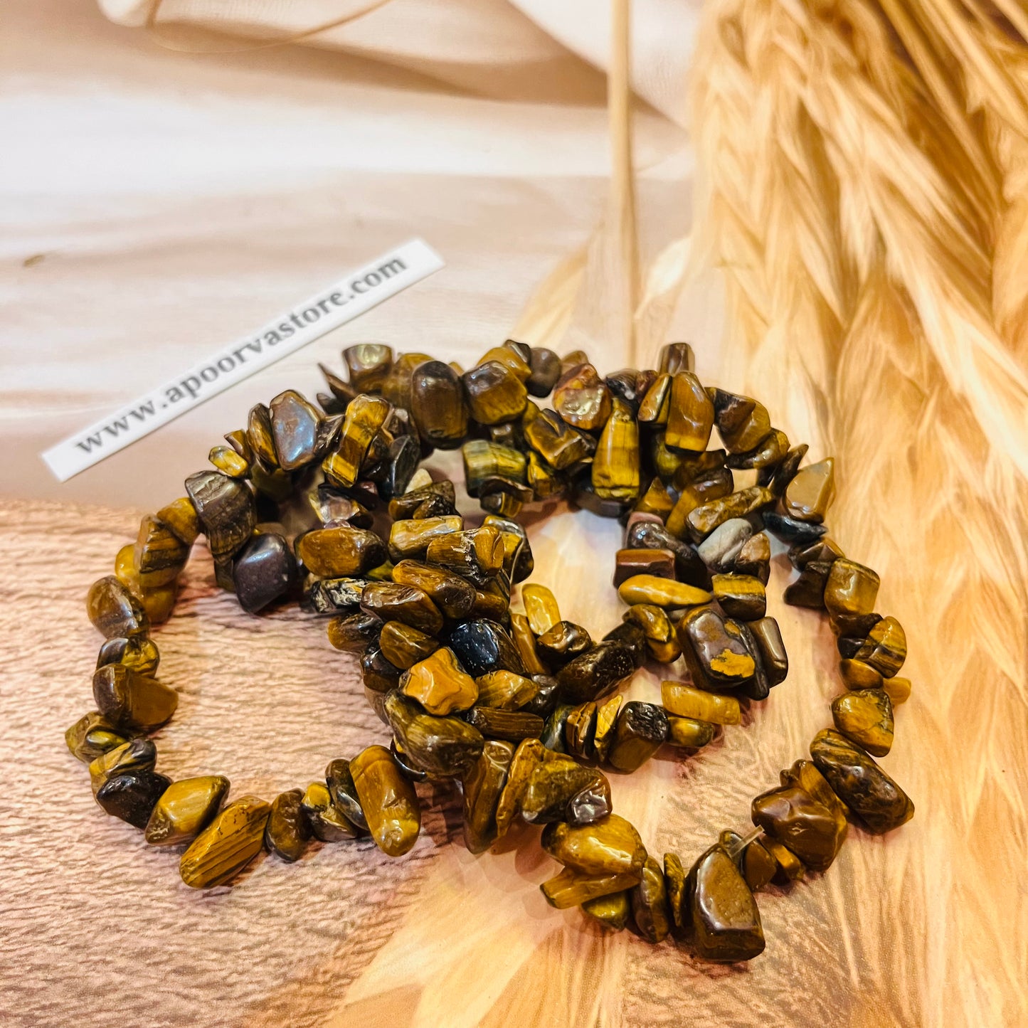 Tigers Eye Chip handmade Bracelet by Crystall and Herbs