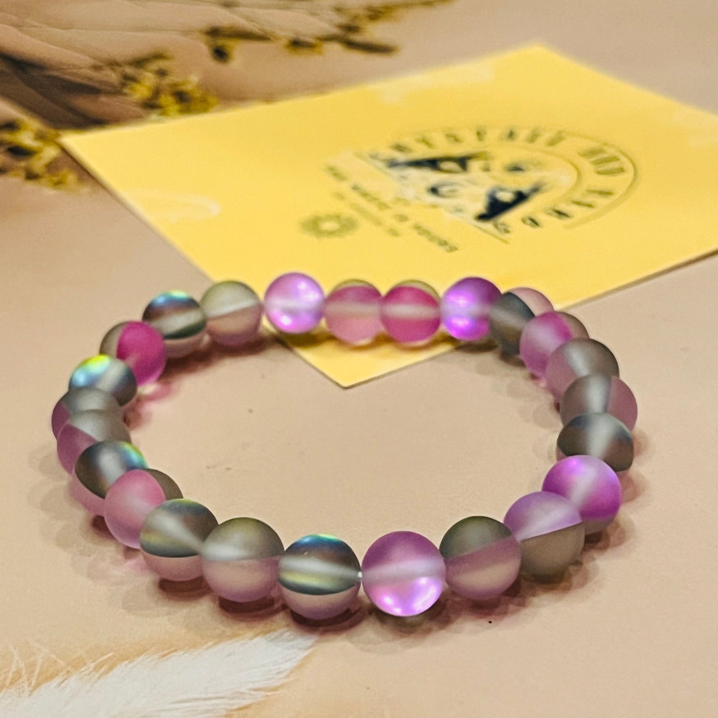 Beauty Enhancement Pink Agate by Crystall and Herbs